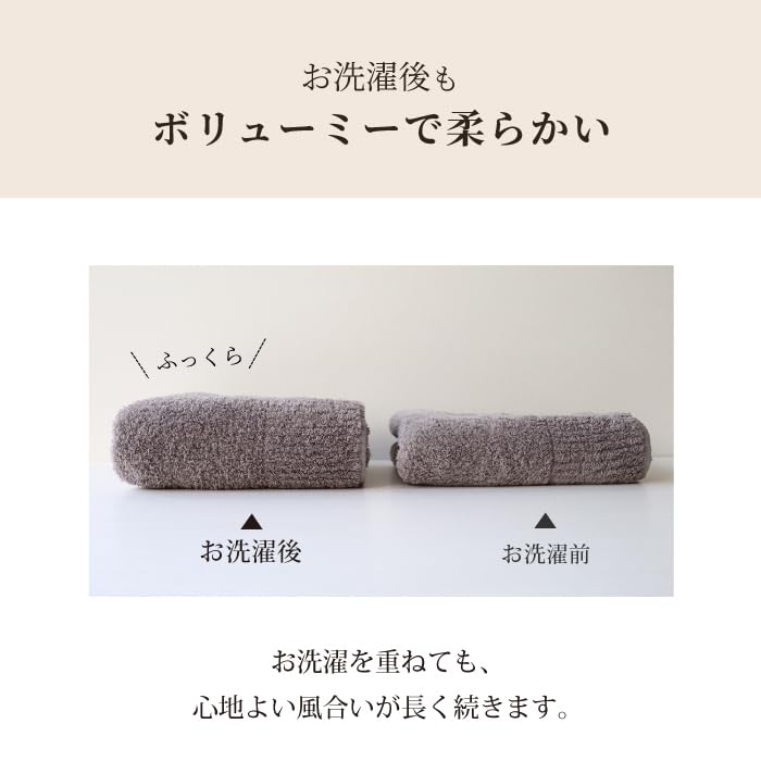 Contex Premium Face Towels (3-Piece Gift Set) in a Gift Box. Imabari Towels, 100% Cotton, Absorbent, Quick-Drying (Ivory, Gray, Charcoal Gray)