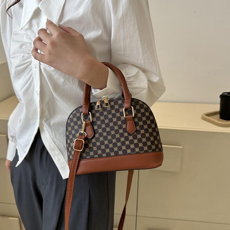 Módní mušlová taška dámská malá se vzorem peněženka a kabelka taška přes rameno crossbody pro ženy pro každodenní použití