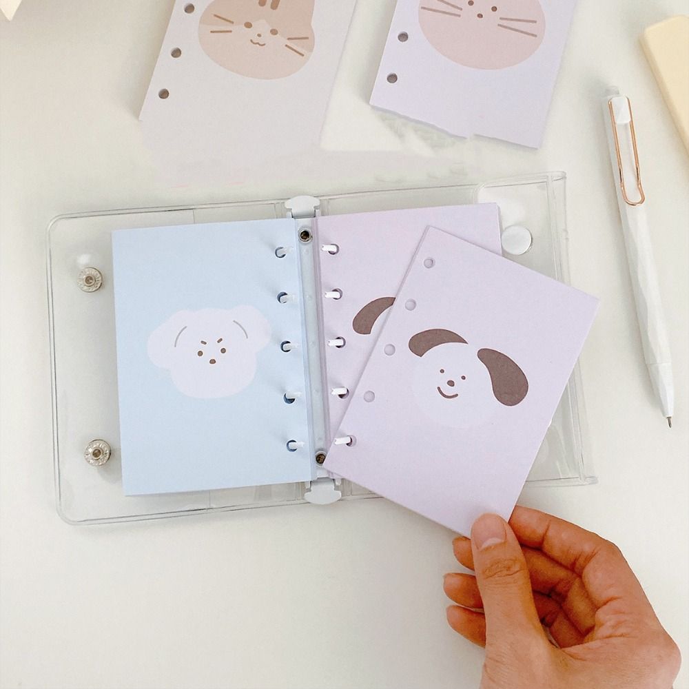 

Собака M5 Вкладыш Листовая Сменная Бумага Мультфильм Тетрадь Индекс Разделитель Бумажный Дневник