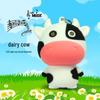 LED Luminous Sound-Emitting Cow Keychain and Phone Case Accessory