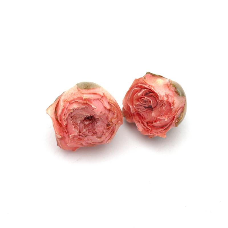 2 Pcs Real Rose Charms Set Rustic Natural Jewelry Making Material for DIY Earrings Boho Style Jewelry Crafting