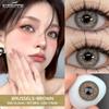 Eyeshare Seine Color Contact Lens Small Size 1 Pair Natural Black Lens Brown Lenses for Eyes Yearly Beauty Cosmetic