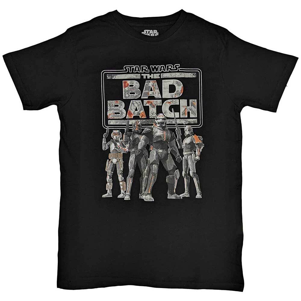 Star Wars The Bad Batch T-Shirt Black New M