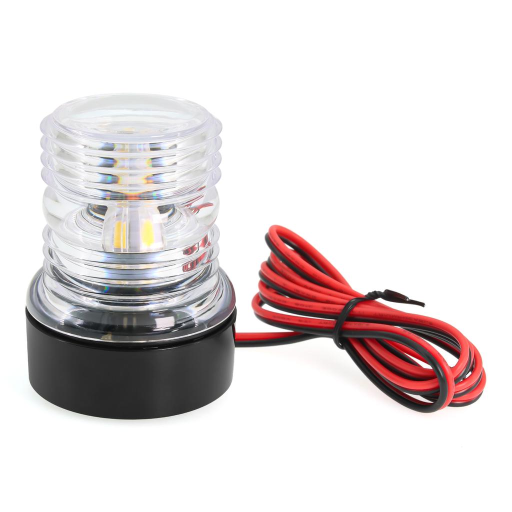 Marine Boat Yacht Stern Anchor Pure White LED Navigation Light All Round 360° DC 12V Waterproof Anchor Signal Light