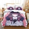 Genshin Impact Columbina Ložní souprava Jednolůžková Dvoulůžková Plná Queen King Size Aldult Povlak na peřinu Kawaii Ložní soupravy pro chlapeckou ložnici
