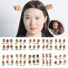 6pcs 3D Plush Hairpin Capybara Spring Hair Clip Kawaii Children Headwear Duckbill Clip  Photo Prop
