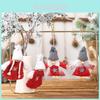 Adorable Wooden Bead Foot Doll Christmas Ornaments For Kids Perfect Holiday Decor