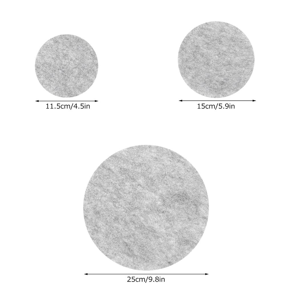 Soft Felt Plate Dividers Pan Separator Pads Cookware Bakeware Dish Pot Stacking Protectors
