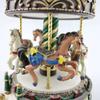 1PC 18-tone Sky City Rotating Music Box Carousel Christmas Gift Birthday Gift Creative Resin Crafts