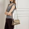 Crossbody Bag - Retro Fashion Single-shoulder Small Square Bag - Genuine Leather Bag for The Armhole - Women's Business Bag
