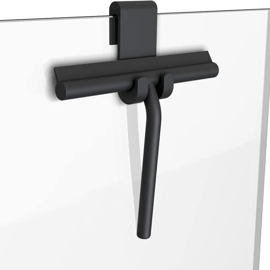 Single-sided Wiper Ergonomic Design No Installation Glass Shower Squeegee Scratch-Resistant Silicone Bathroom Mirror Wiper