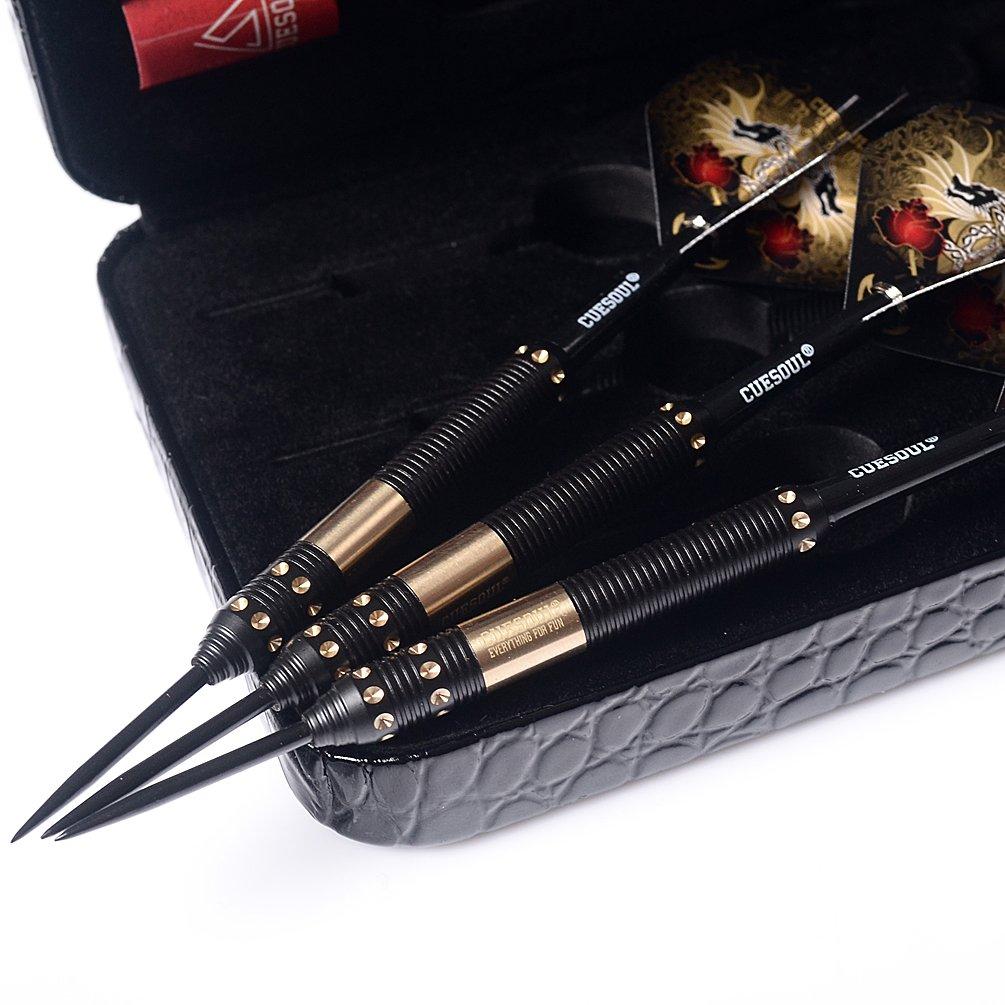 Cuesoul Dragon Deluxe Brass Steel Tip Darts Set 21g F2303-L
