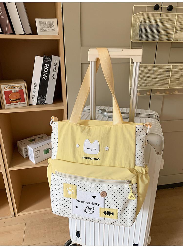 Cute Nylon Crossbody Bag With Large Capacity For Daily Use