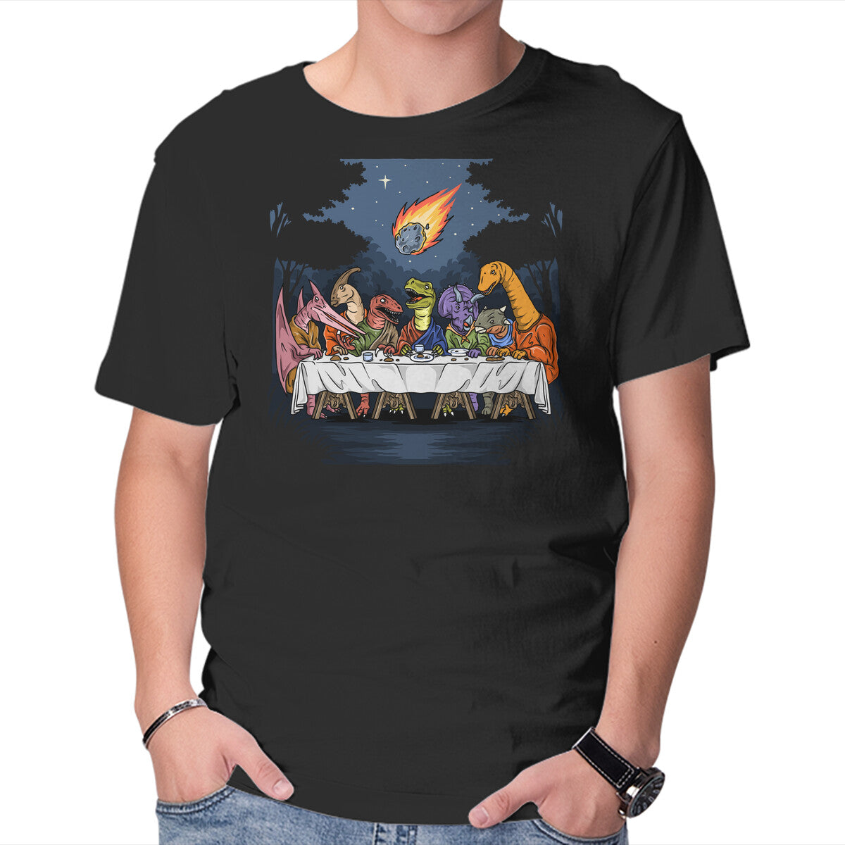 Unisex Crew Neck T-Shirt The Last Dinner Graphic Short Sleeve Casual Tee S