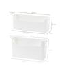 Flexible Storage Box for Data Cables Office Supplies Wall Mount Desktop Placement Office Bedroom Organization Containers