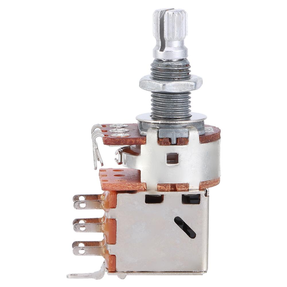 Guitar Control Pot Tone Potentiometer Electric Guitar Bass Push Pull 18mm Shaft Length a500k