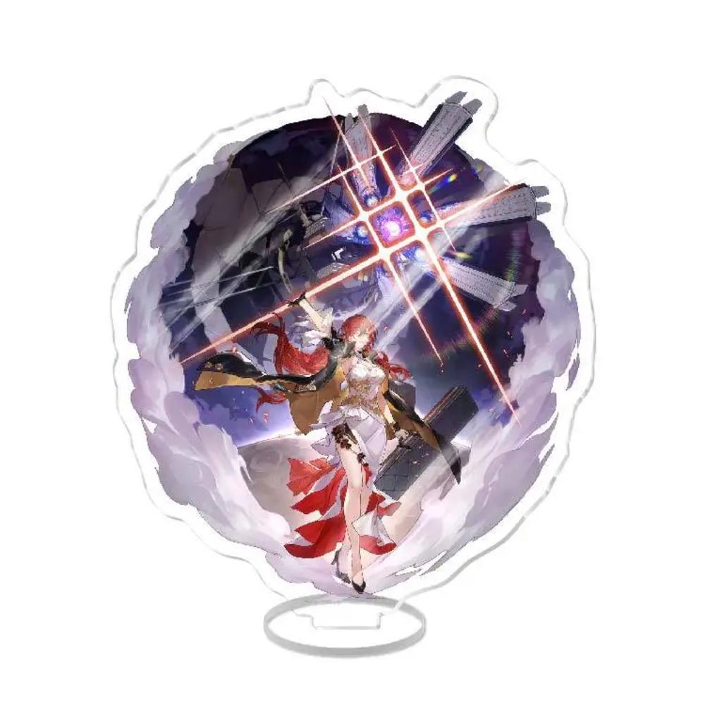 Honkai: Star Rail Double Sided Print Large Acrylic Keychain Standee Interstellar Game Character Dorm Table Ornament Anime Fan