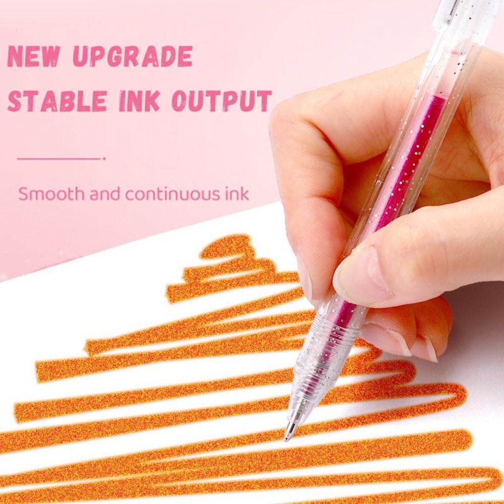 8/12/24/36/48/60 szín 8/12/24/36/48/60 színű fényes kiemelő toll Iskola Iroda