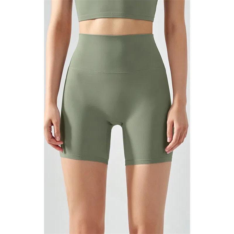 One Size Four-point Yoga Shorts Summer High Waist Seamless Fitness Sports Tight-fitting Cycling Yoga Pants