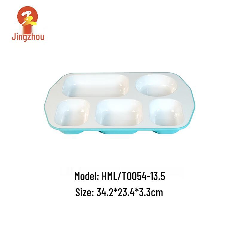 Durable Melamine Compartment Food Tray Standard Size