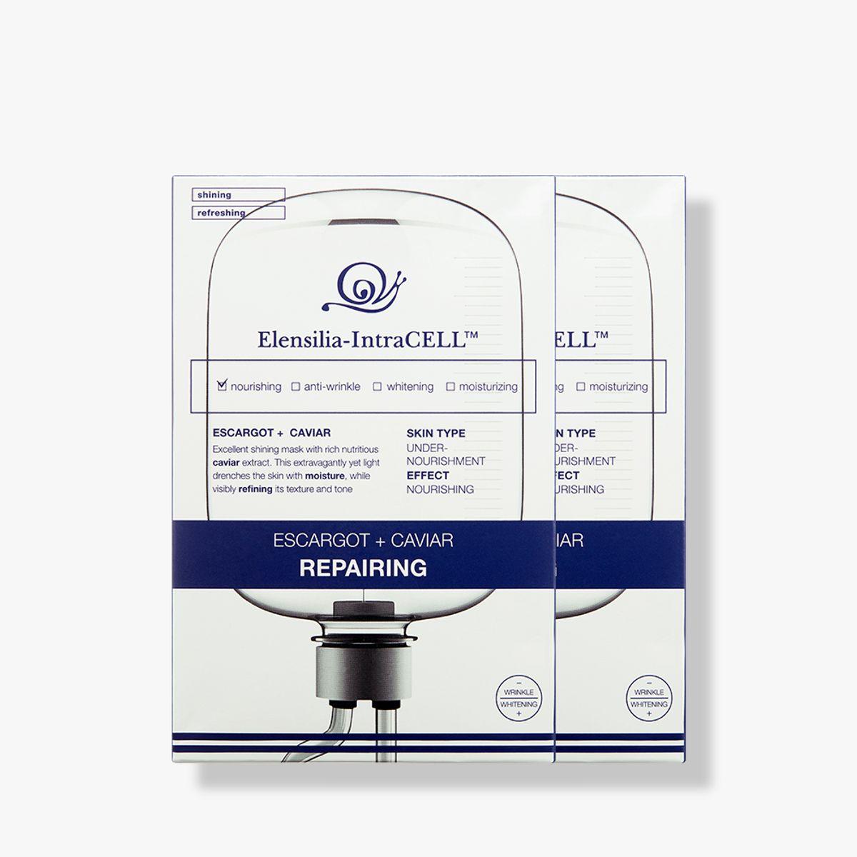 2 Intracell Escargot Caviar Repairing Masks