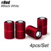 4Pcs/Set Aluminum Wheel Tire Valve Stem Cover, GFAS3 Suitable for Cars, Trucks, Bikes, Motorcycles, Bicycles Decoration Accessories