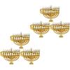 1pc Hanukkah Napkin Rings Chanukah Menorah Napkin Holders Jerusalem Serviette Buckle Holder for Hanukkah Holiday Dinner Party Wedding Decor Golden