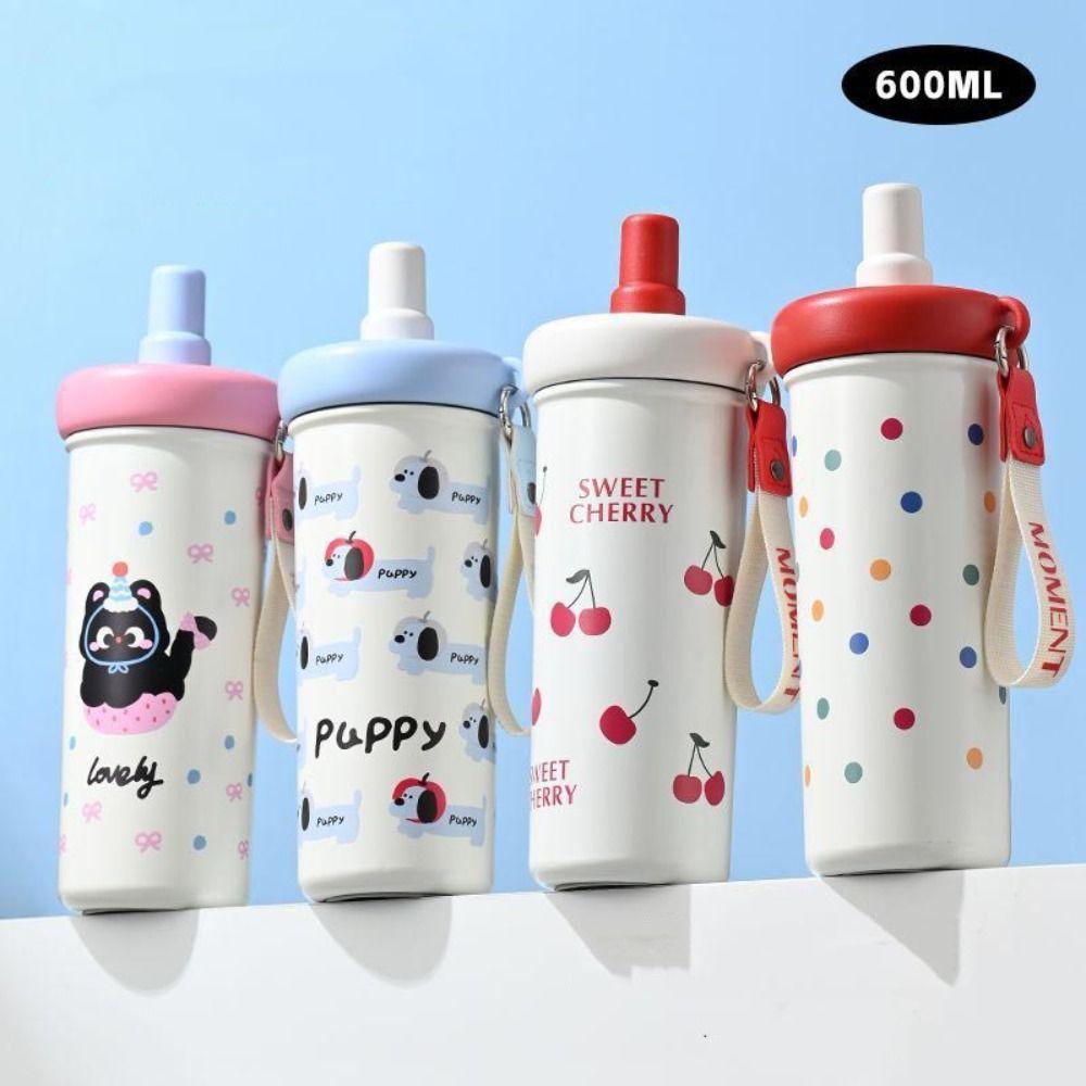 600ML Vacuum Cup 316 Stainless Steel Tumbler Portable Insulated Cup  Office Workers