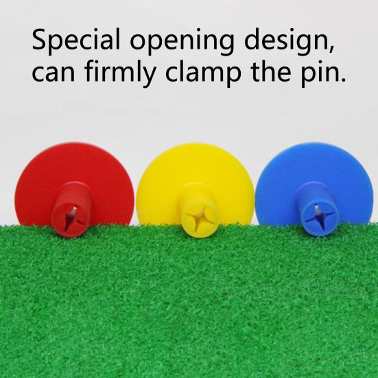 38mm Reusable Golf Ball Tee Special Opening Design Corrosion-resistant Long Service Life Golf
