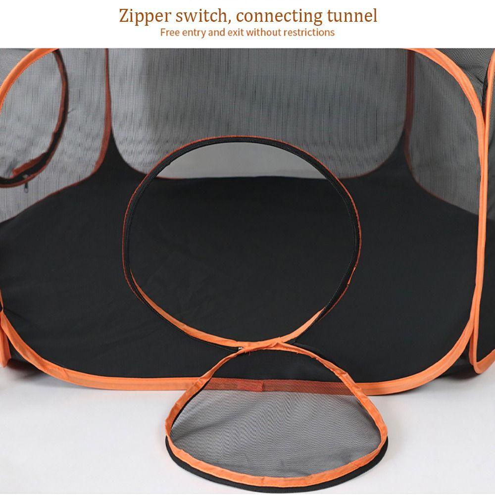 Foldable Enclosure Cat Tents Large Space Puppy Fence Portable Pet Cage  Rabbit