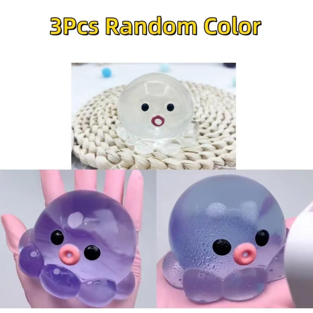 Zelfgemaakte Bubble Octopus Knijpspeeltje voor Ontspanning Plezier Feest Verjaardagscadeau Langzame Terugvering TPR Materiaal Interactief Sensorisch Spel Speelgoed