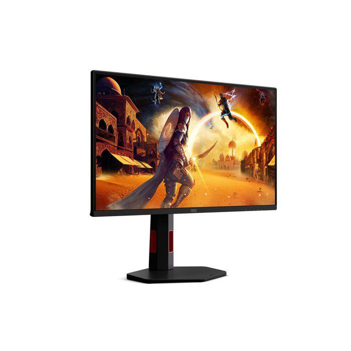 Gaming PC Monitor - AOC - 24.5'' - FHD - 420Hz (OC, 400Hz Native) - Fast IPS Panel - 0.3ms - Height Adjustable - 25G4KUR