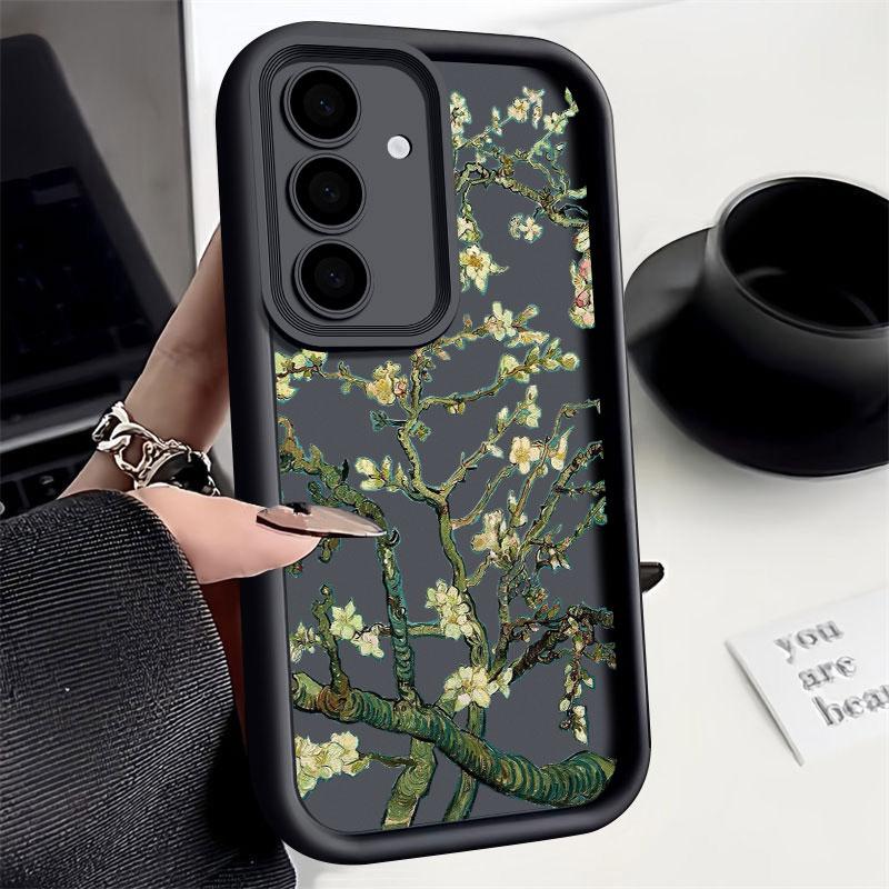 Van Gogh Oil Painting Sunflower Starry Sky Phone Case For Samsung S26 S25 S24 S23 S21 Ultra For Galaxy S25 S24 FE S26 Plus Cover