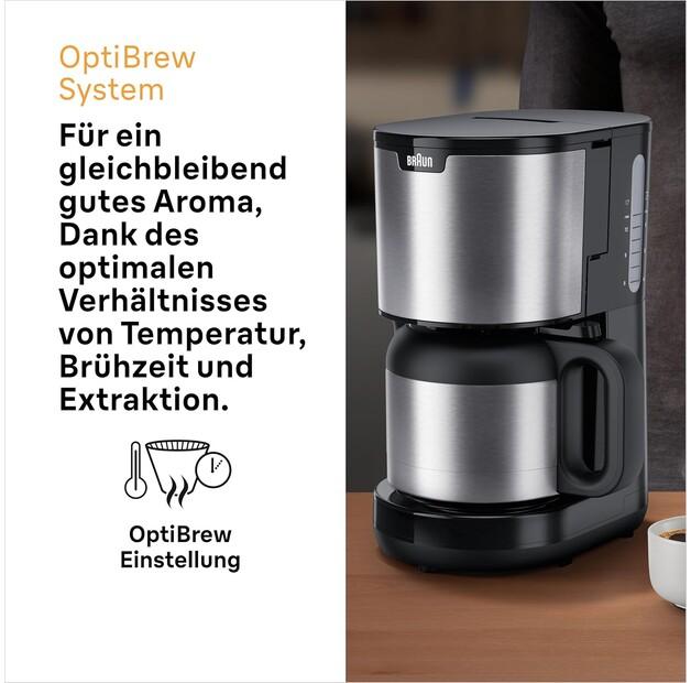 Кофеварка Braun KF 1505 BK PurShine (0X13211069)