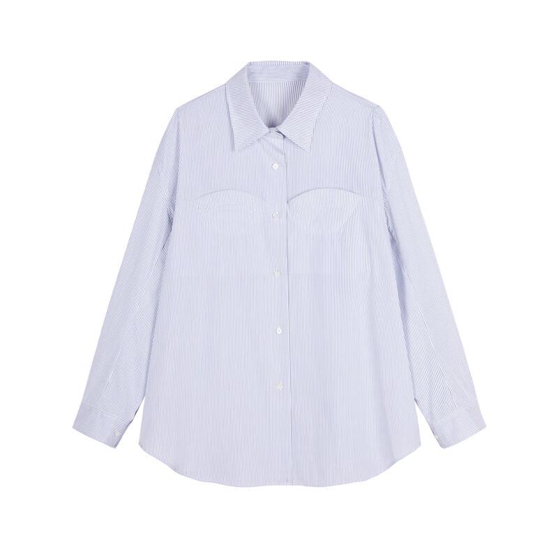 JNBY Women's Cotton Mid-Length Shirt Cardigan