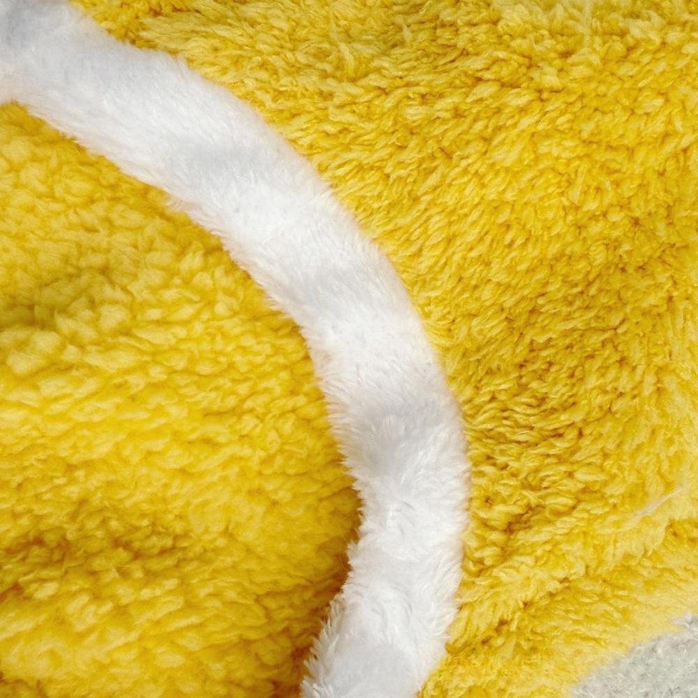 3D Lion Plush Pet Vest Double Sided Fleece Thickened Warm Winter Cats Dogs Apparel Cute Vest for Puppy Small Medium Dog