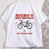 Deebos Bike Rentals Tshirt Casual Men Women Cotton Short Sleeve Tshirt Round Neck Casual Streetwear Graphic Tee Loose Tops