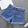 Kvinner Sexy høy midje jeans shorts sommer wide leg shorts dongeri shorts