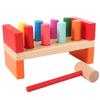 Color Cognition Montessori Toy Sensory Game Early Education Toy Wooden Hammer Toy  Toddlers Baby
