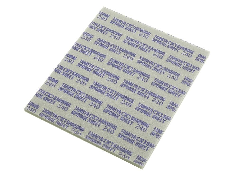 Tamiya Makeup Material Series 162 Tamiya Polishing Sponge Sheet 240 Plastic Model Tool 87162 No.