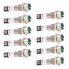 10pcs DC 12V Indicator Light Signal Lamp 8mm Mounting Hole Diameter Signal Light
