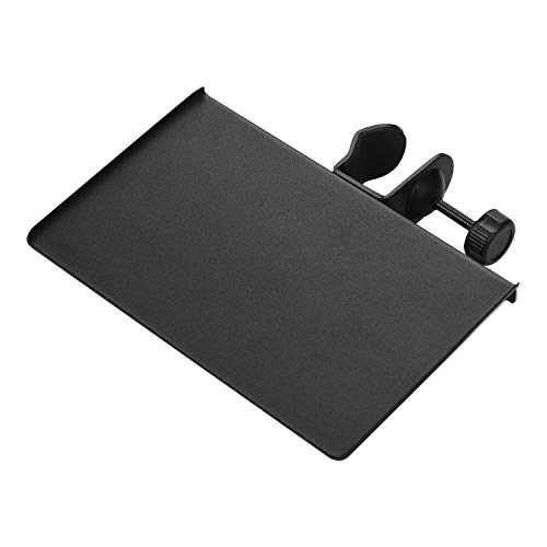 Btuty Clamp-on Tray Microphone Stand, Metal, with Mounting Clamp