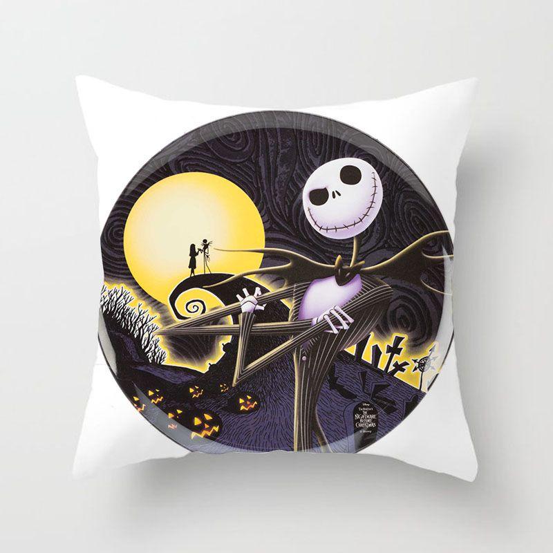 Super Soft Peach Skin 17.7'' Xmas Gift The Nightmare Before Christmas Pillowcase