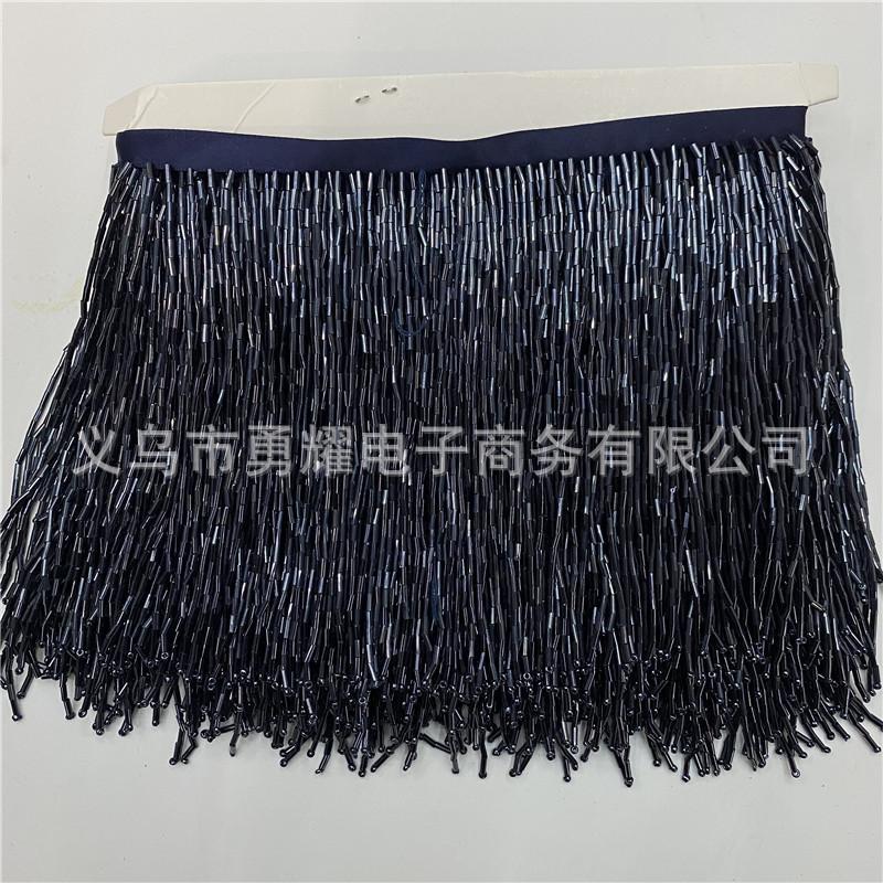 15Cm Wide Bead Fringed Row Beard Lace Garment Decoration Diy Sewing Textile Accessories