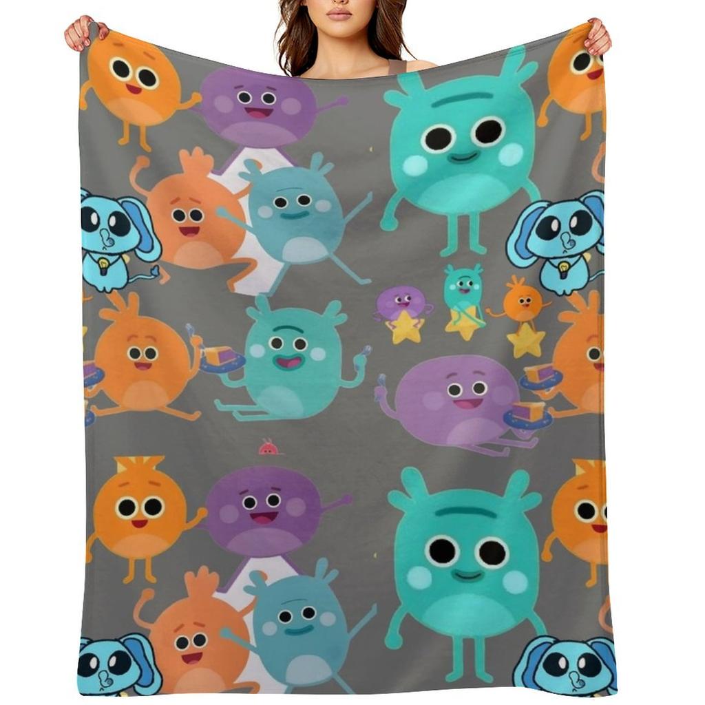 ??bumble? Nums?bumble? Nums?bumble? Nums?bumble? Nums??? Throw Blanket Travel Stuffeds Tourist Thins Blankets