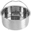Steamer Basket for, Non Stick Vegetable Steamer Basket with Handle, Stainless Steel Steamer Basket Insert for Pots, Sugar Removal Rice Cooker Insert