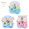 Gbee Colorful Plush Animal Hand Rattle - Soothing Toy for Babies 0-1 Year