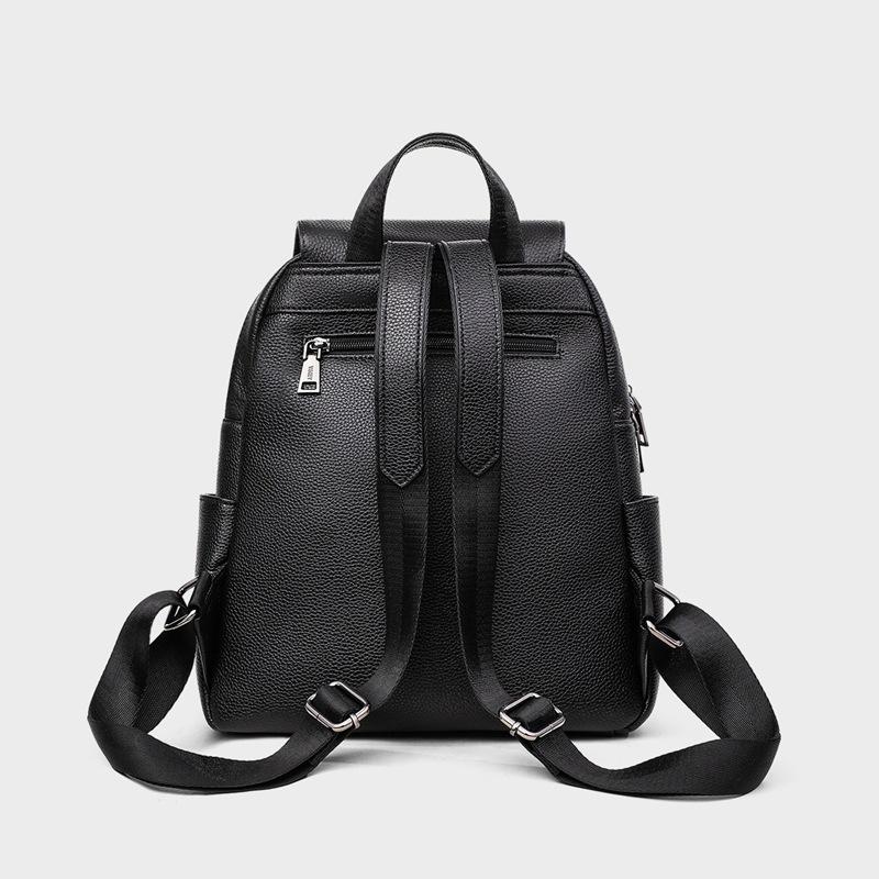 Backpack for Women New Fashionable Leather Junior High School Backpack Lightweight and Versatile Travel Large Capacity Backpack