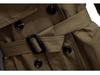 Women's Mid-Length Korean Style Trench Coat - Chic British Design