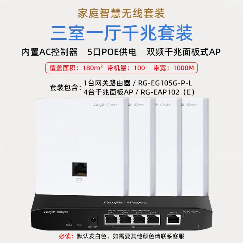 

Ruijie Whole-House Mesh WiFi System (AP Panel Kit)